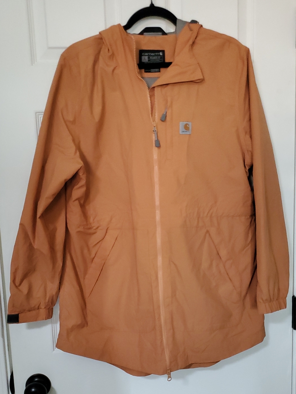 Carhartt Women's Hooded Raincoat in Peach